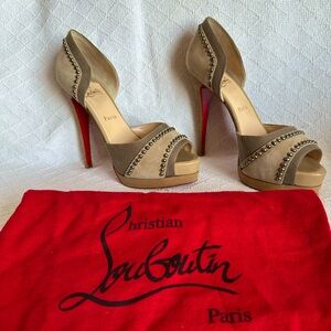 Christian Louboutin Henry D'Orsay Pumps Size US 8.5/EU 39